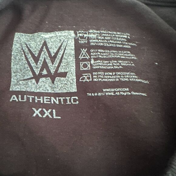 WWE 2017 Authentic NXT FTMF  Black Short Size Tee T-Shirt Men’s Size XXL - Picture 5 of 5